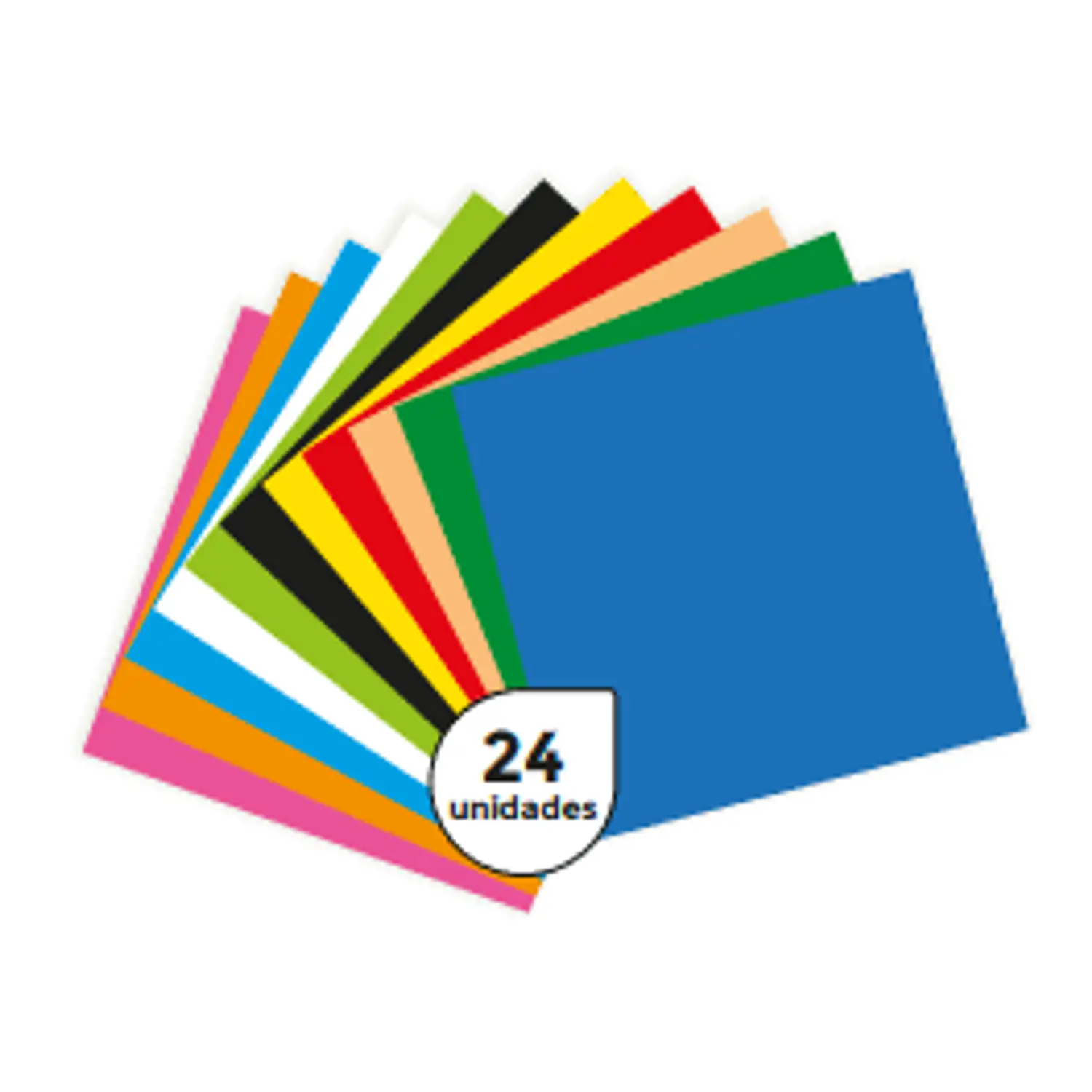 Adix – Papel Lustre – 10 × 10 cm – 24 Un – 2