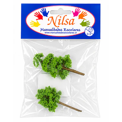 Nilsa – Set de Árboles para Maqueta – 2 Unidades