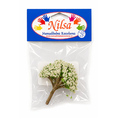Nilsa – Árbol para Maqueta con Flores – 1 Unidad