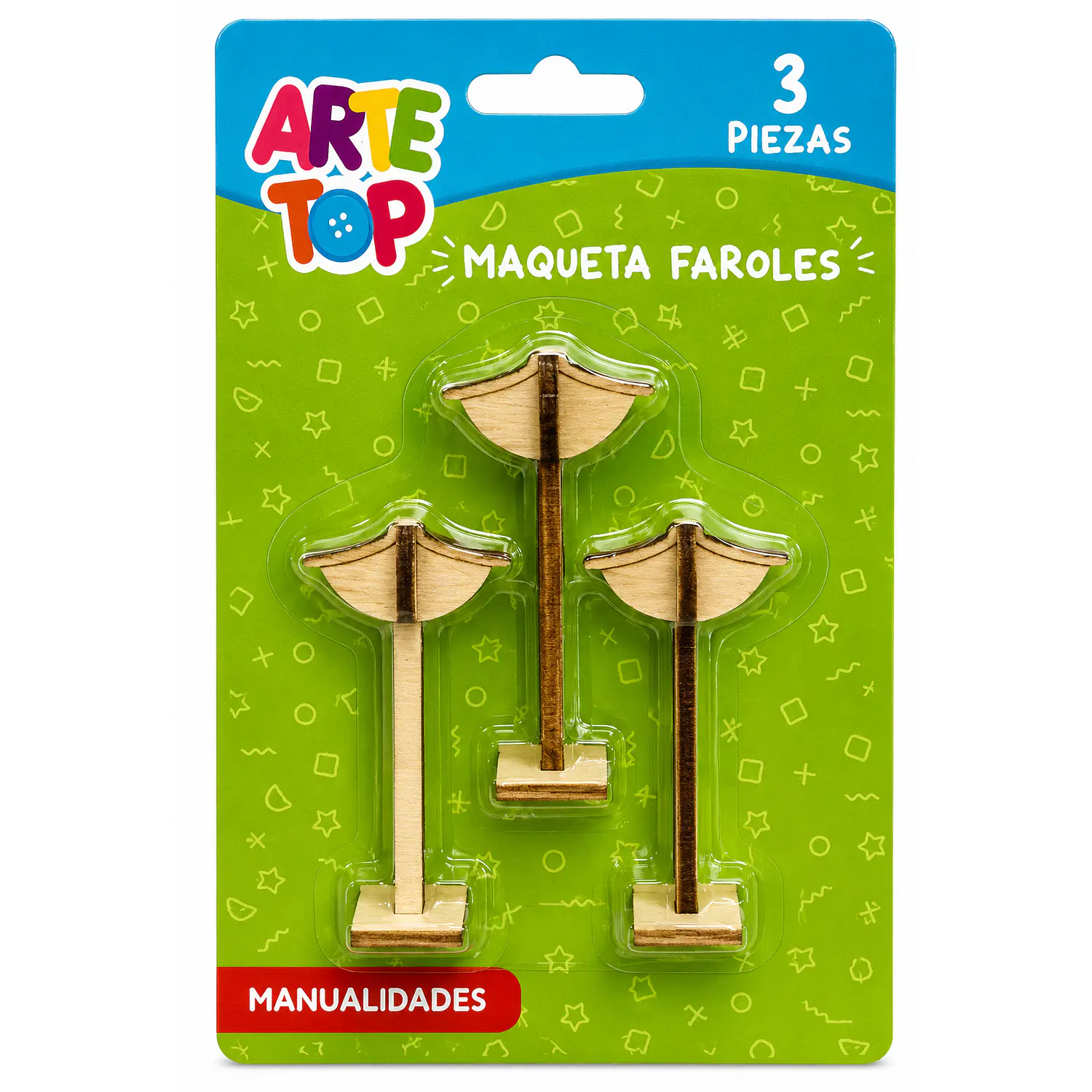 Arte Top – Mobiliario para Maqueta – Faroles de Exterior – 1