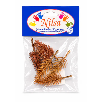 Nilsa – Árbol para Maqueta Color Café – 6 Unidades