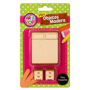Arte Top – Mobiliario para Maqueta – Dormitorio 