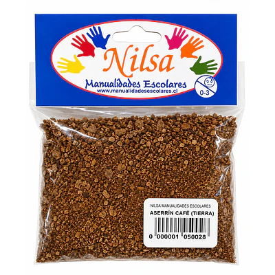 Nilsa – Aserrín Café para Maquetas – Efecto Tierra
