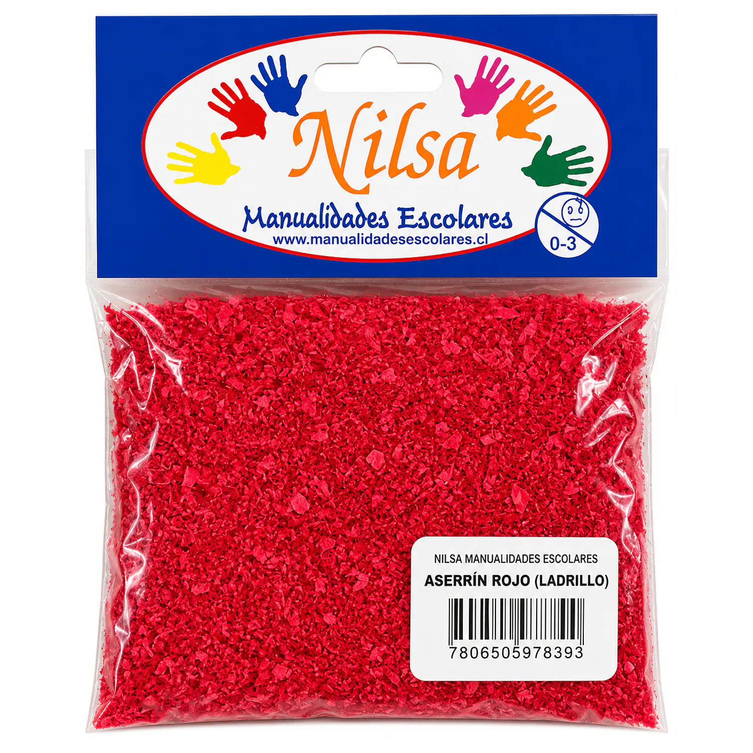 Nilsa – Aserrín Rojo para Maquetas – Efecto Ladrillo – 1