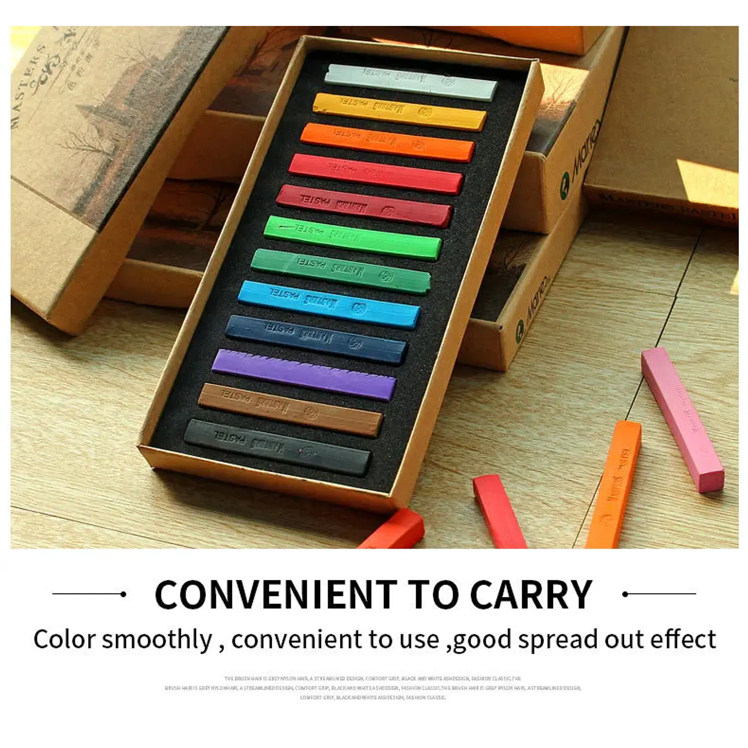 Maries - Pastel Seco en Barra - 12 Colores – 7