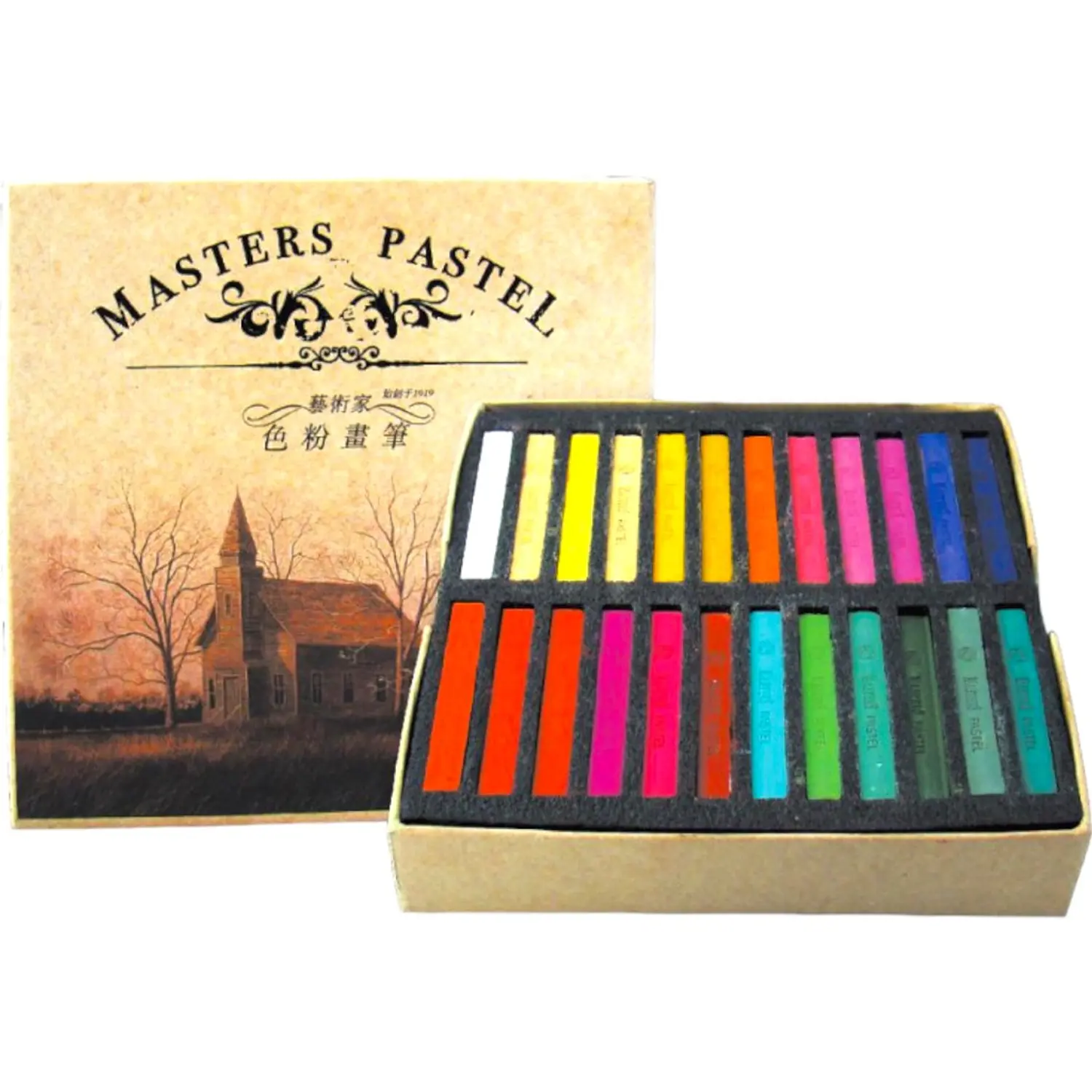 Maries - Pastel Seco en Barra - 24 Colores – 6