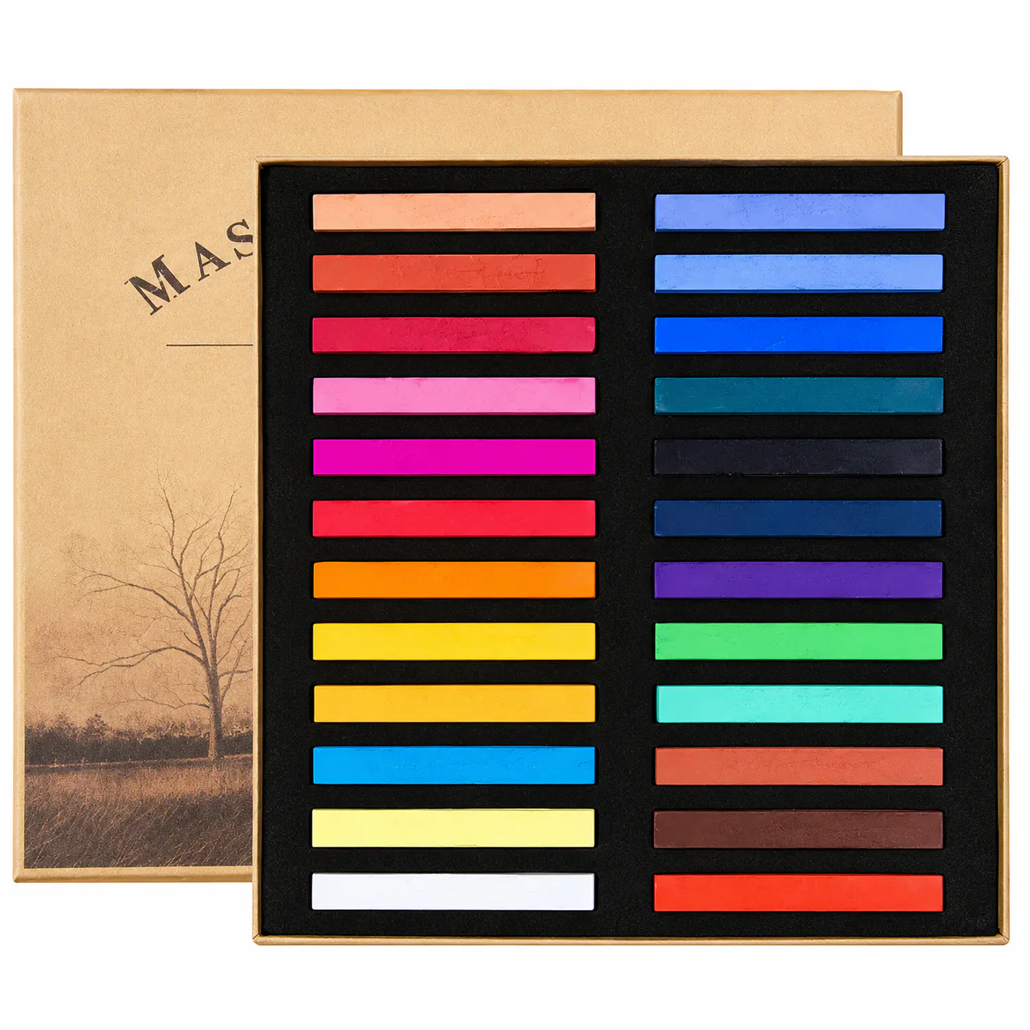 Maries - Pastel Seco en Barra - 24 Colores – 1