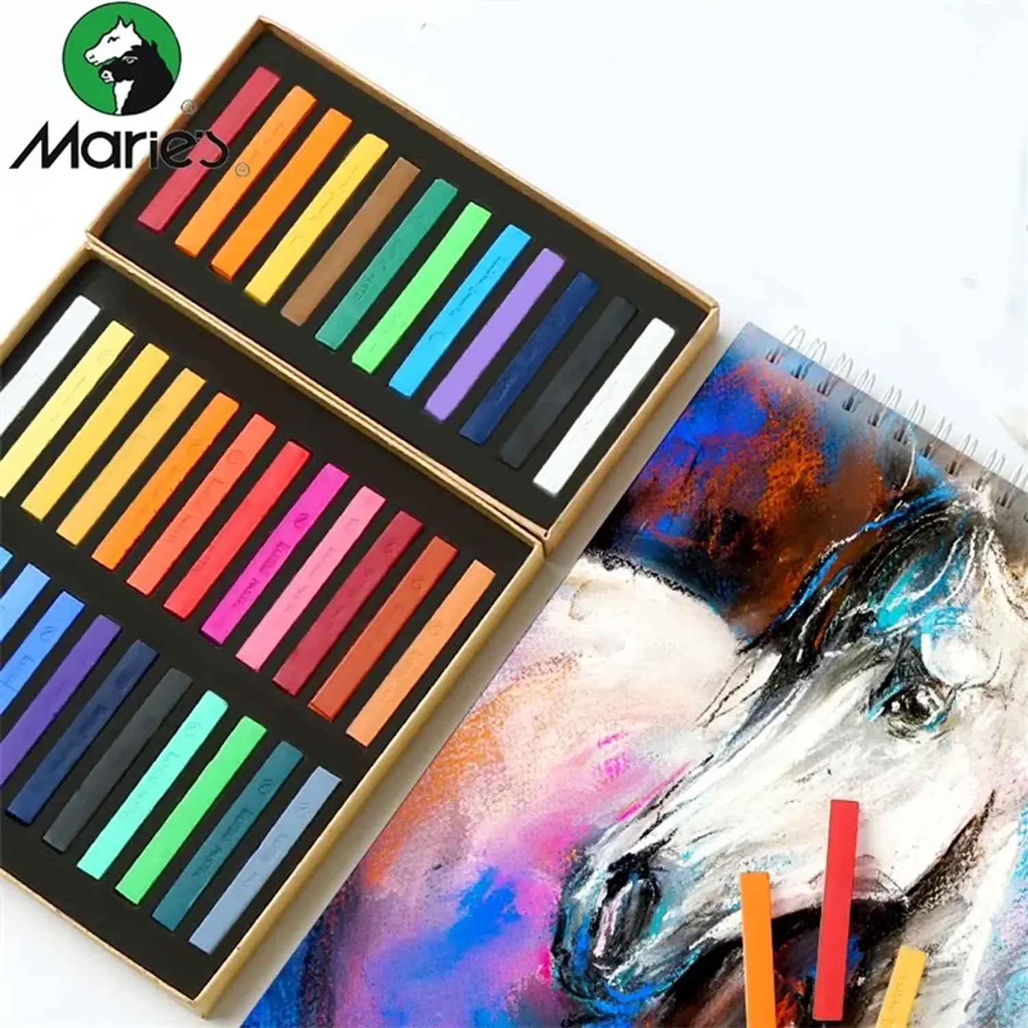 Maries - Pastel Seco en Barra - 36 Colores – 10