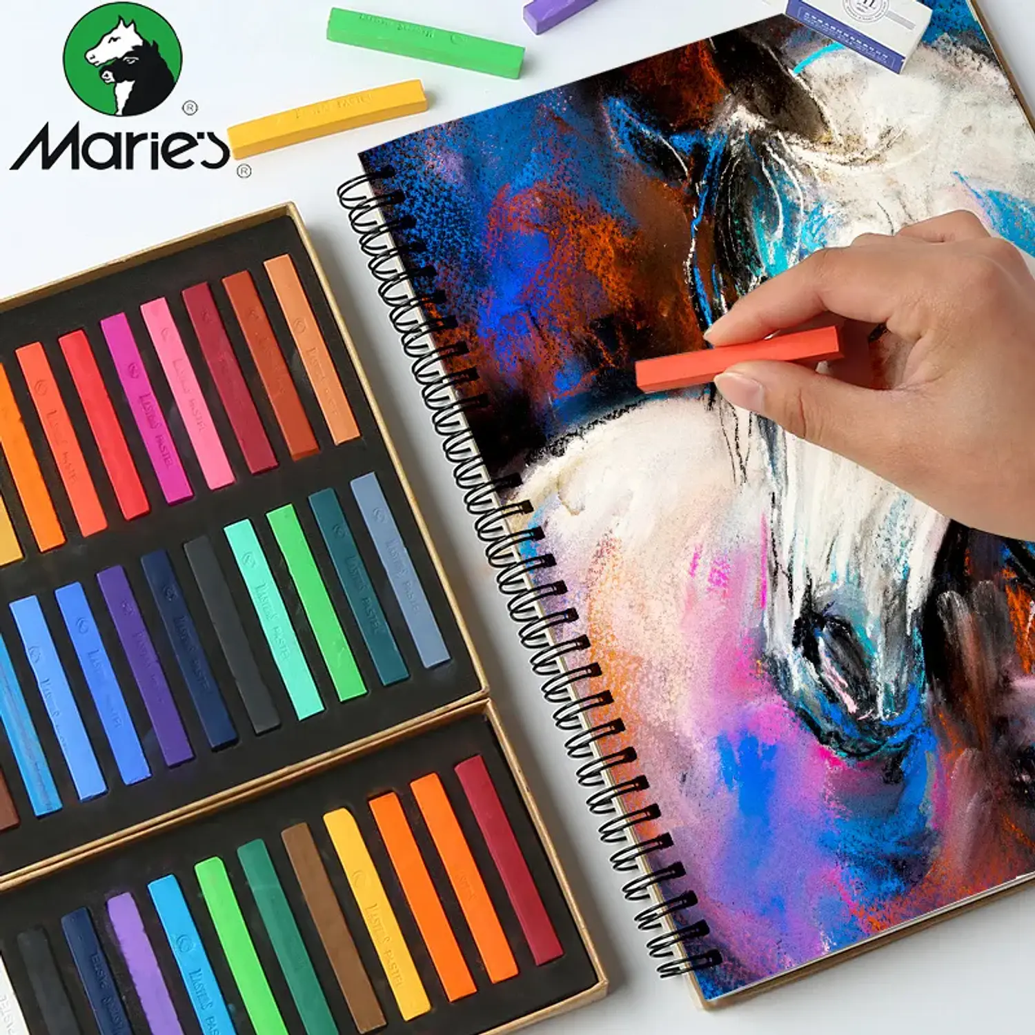 Maries - Pastel Seco en Barra - 36 Colores – 5