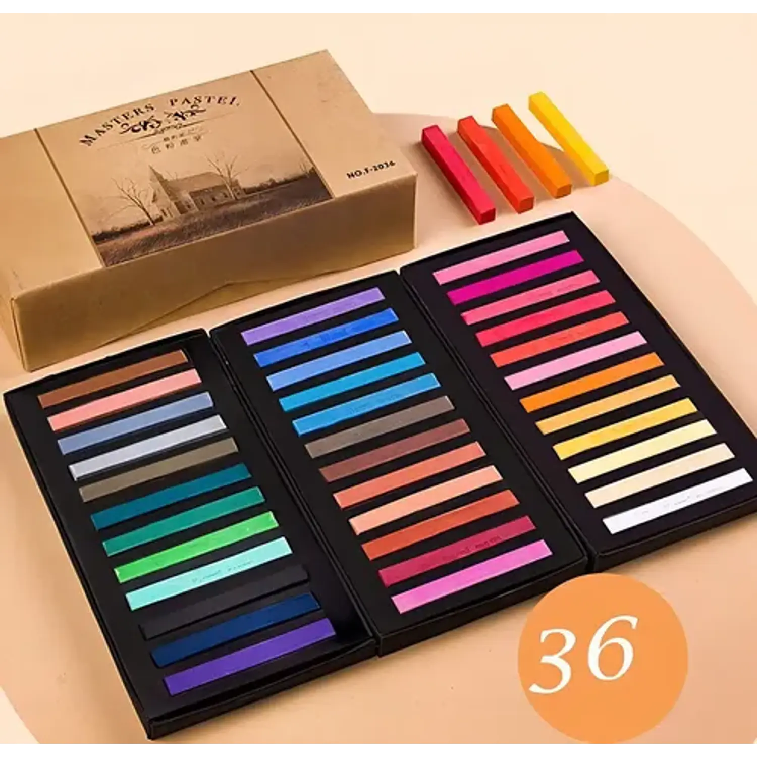 Maries - Pastel Seco en Barra - 36 Colores – 11