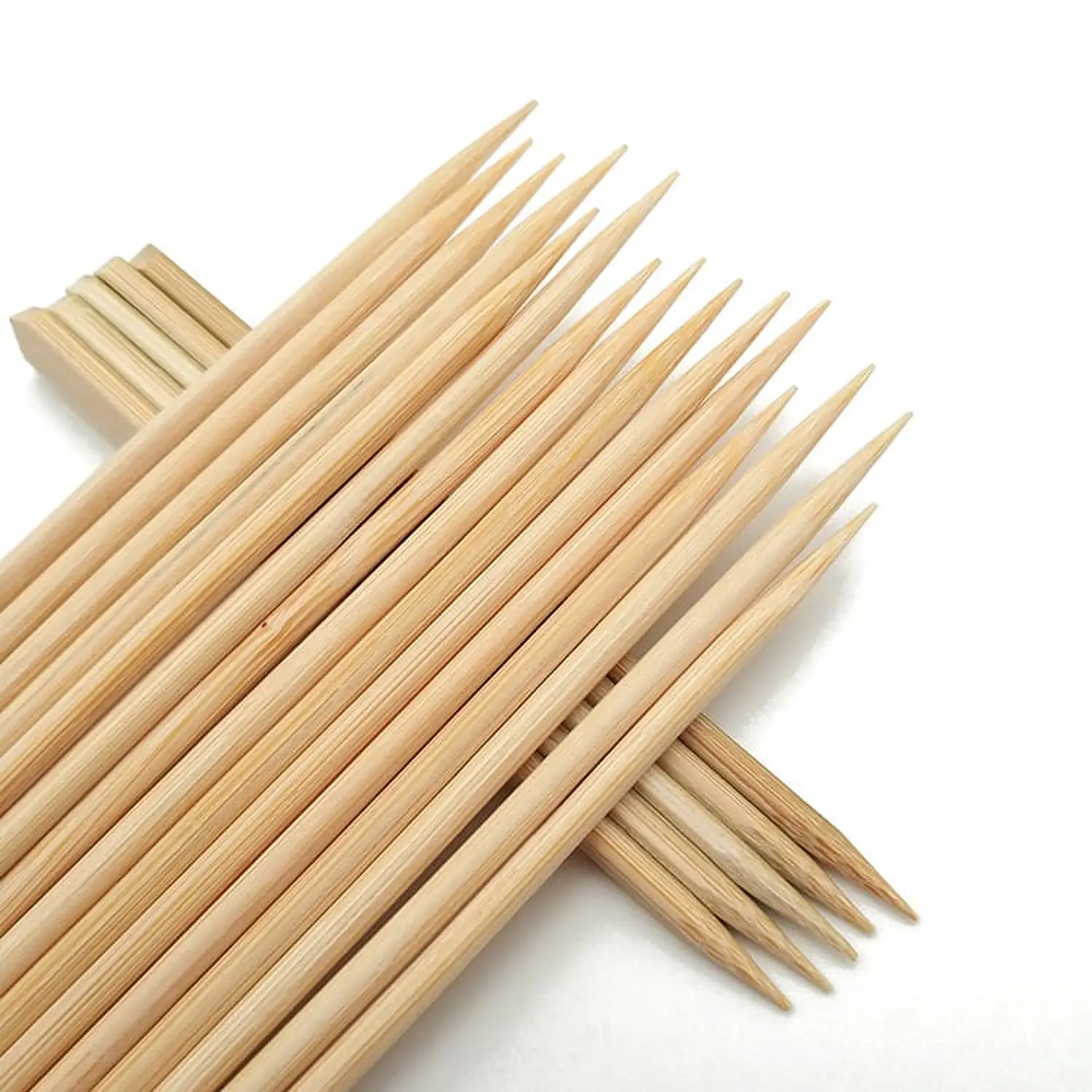 JM – Palos de Brochetas de Madera – 30 cm – 100 Unidades – 3