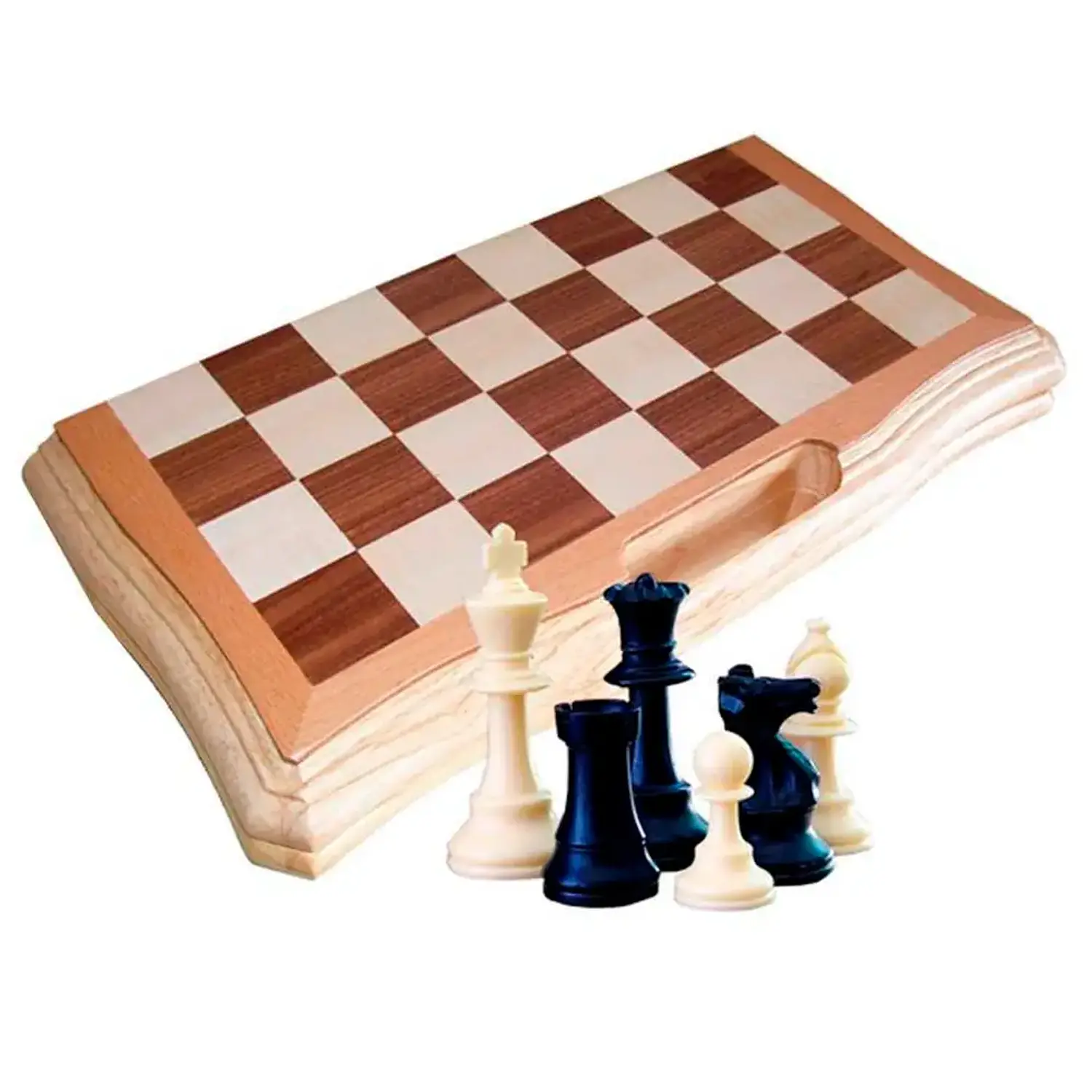 JM – Ajedrez Caja de Madera Grande – 39 × 39 cm – 3