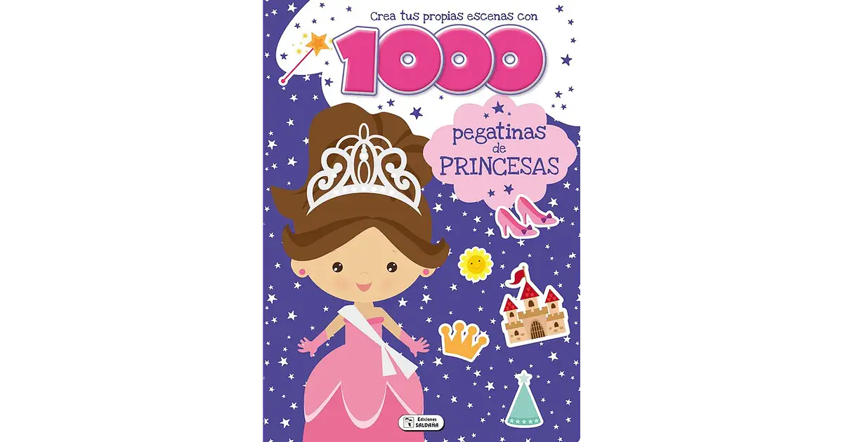 JM - Libro de Stickers Mega Panoramicos - Princesas