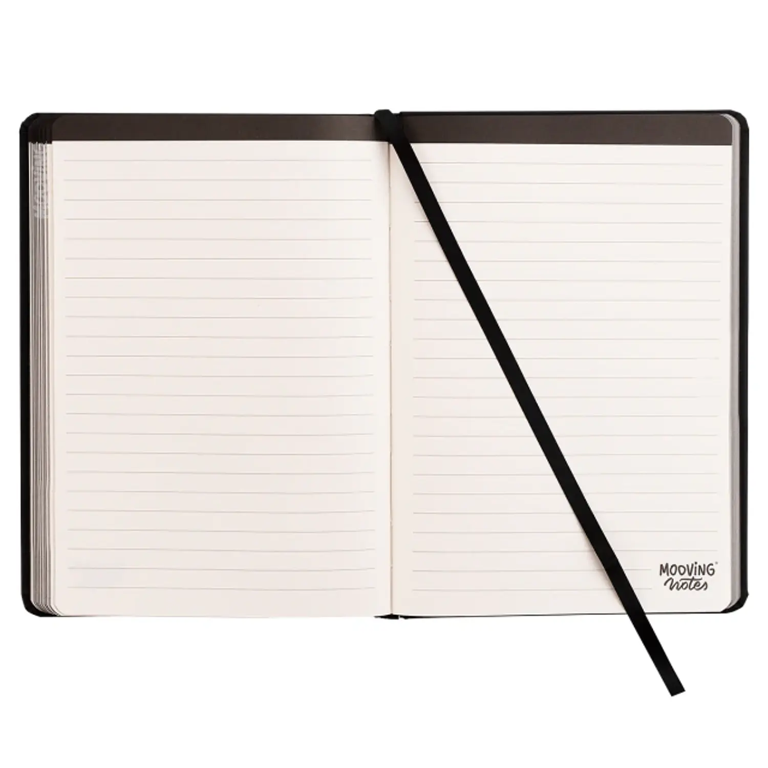 Mooving – Libreta A5 Tapa Dura Rayado – Black Edition – 2