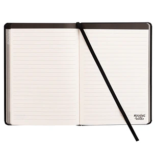 Mooving – Libreta A5 Tapa Dura Rayado – Black Edition
