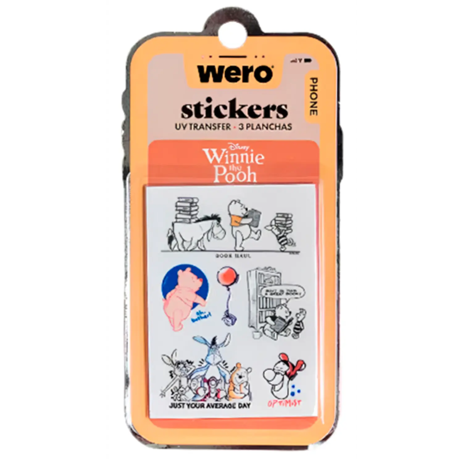 Wero – Stickers UV Transfer – Winnie The Pooh – 3 Láminas – 1