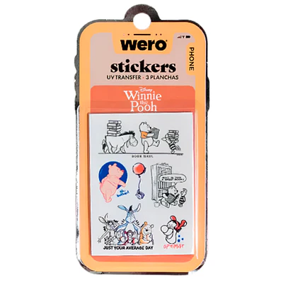 Wero – Stickers UV Transfer – Winnie The Pooh – 3 Láminas