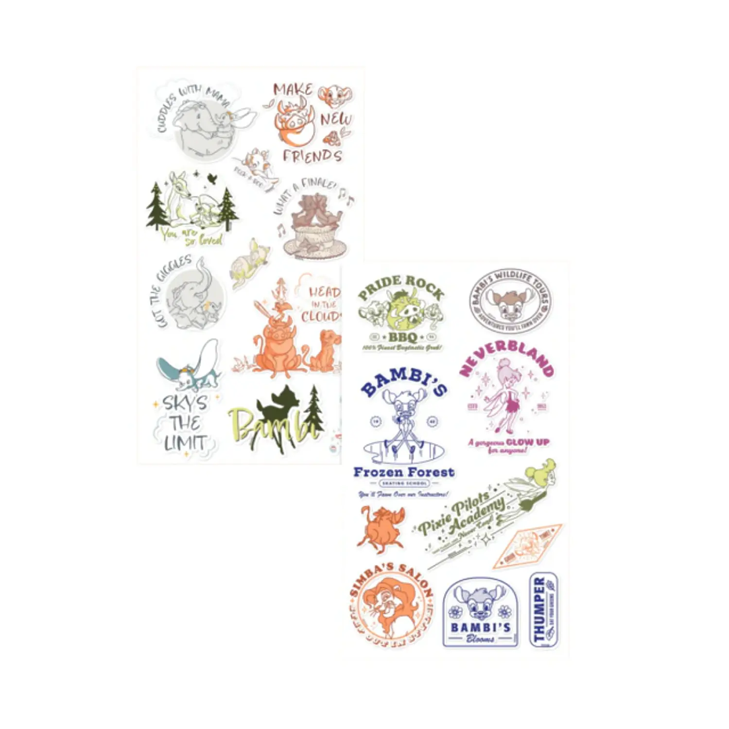 Wero – Stickers UV Transfer para Botellas – Disney Classics – 2