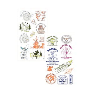 Wero – Stickers UV Transfer para Botellas – Disney Classics