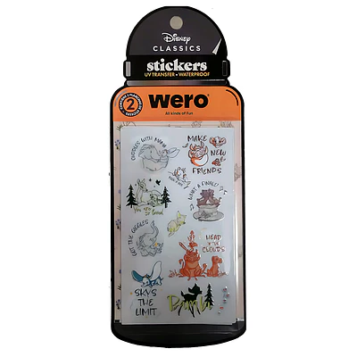 Wero – Stickers UV Transfer para Botellas – Disney Classics