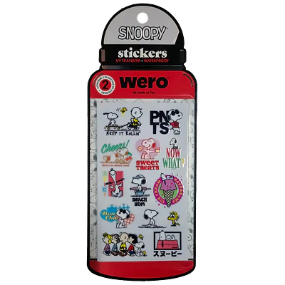Wero – Stickers UV Transfer para Botellas – Snoopy