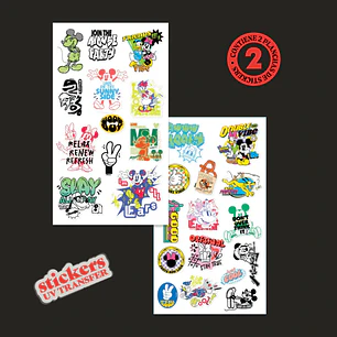 Wero – Stickers UV Transfer para Botellas – Mickey And Friends