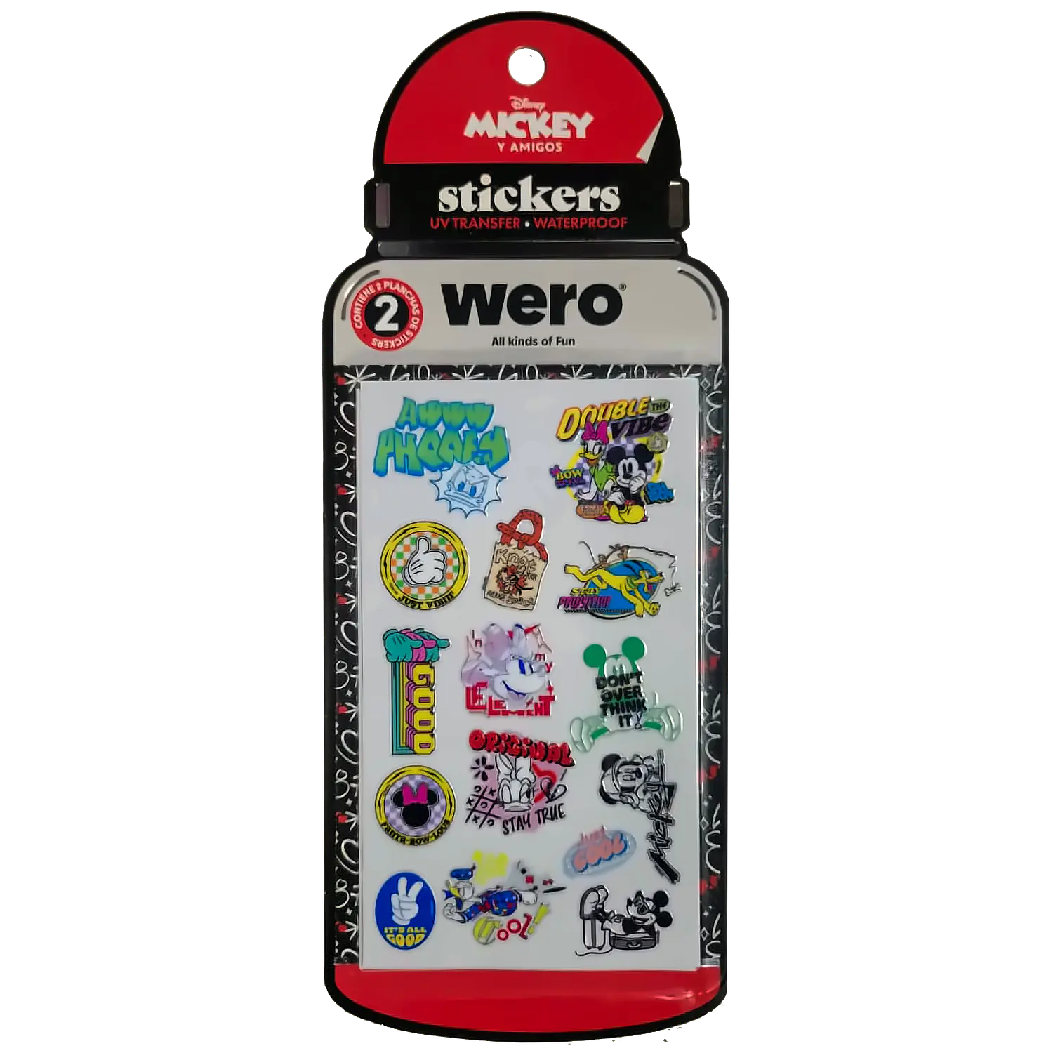 Wero – Stickers UV Transfer para Botellas – Mickey And Friends – 1