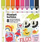 Filgo – Lapiz Tiralineas + Punta Cuadrada Pixelart – 8 Colores - Miniatura 1