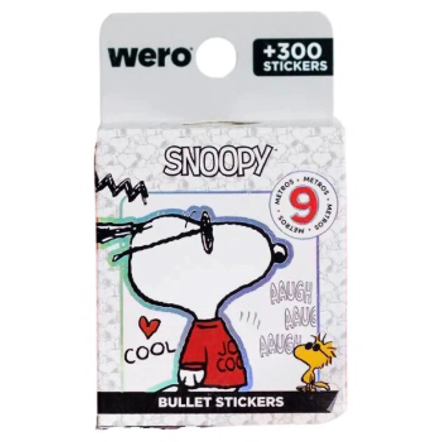 Wero – Stickers en Rollo Snoopy – 9 Metros – Más de 360 Stickers – 1