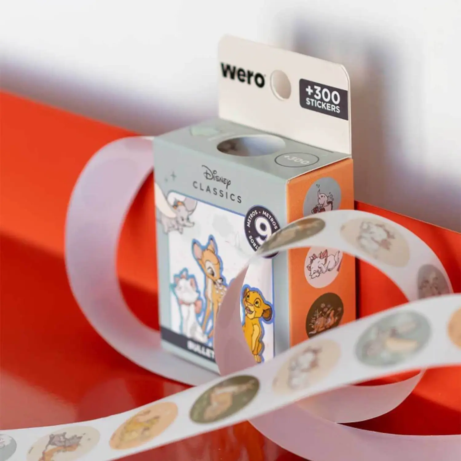 Wero – Stickers en Rollo Disney – 9 Metros – Más de 360 Stickers – 3