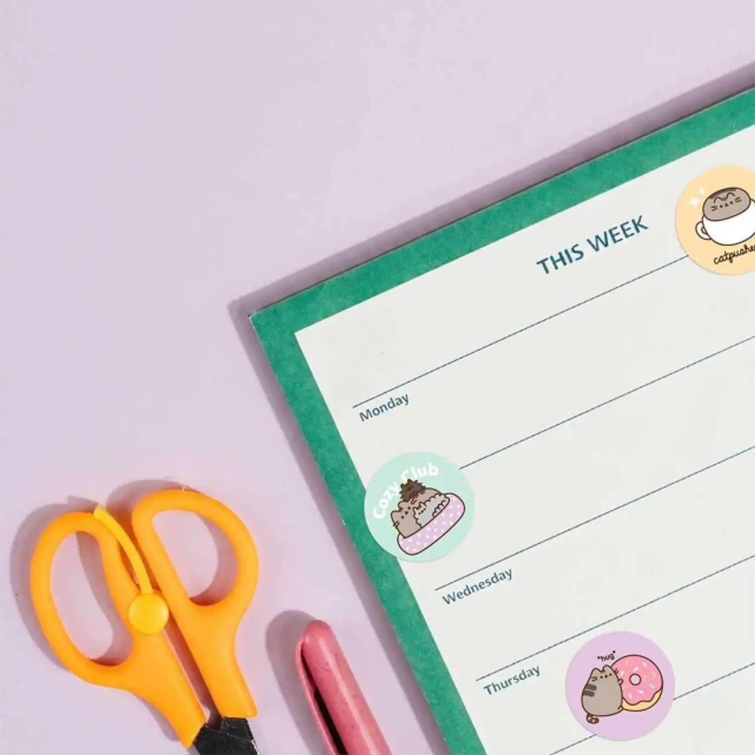 Wero – Stickers en Rollo Pusheen – 9 Metros – Más de 360 Stickers – 3