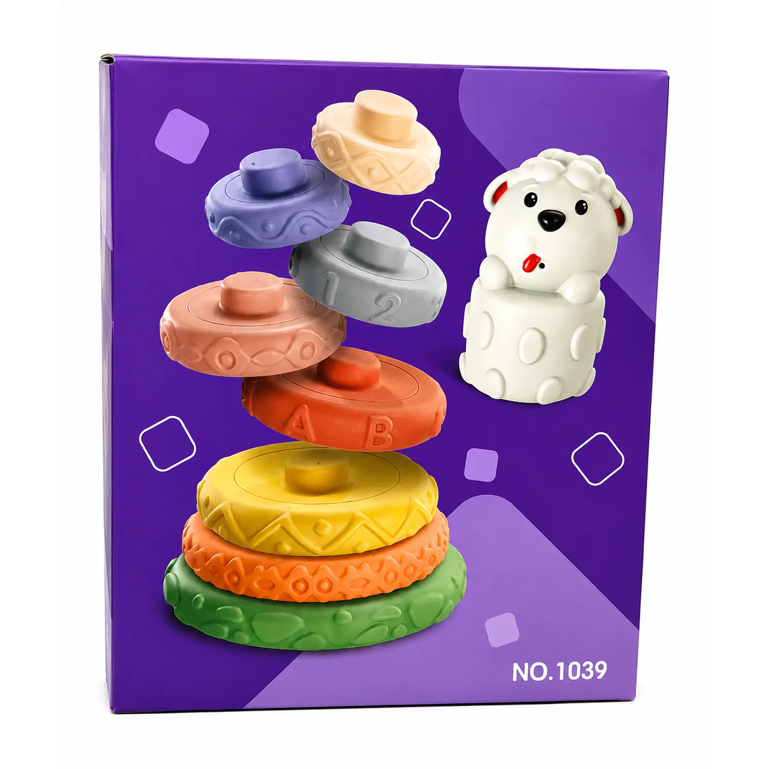 JM – Soft Jenga Blocks  Juego de Bloques Apilables de Silicona 6 Piezas – 2