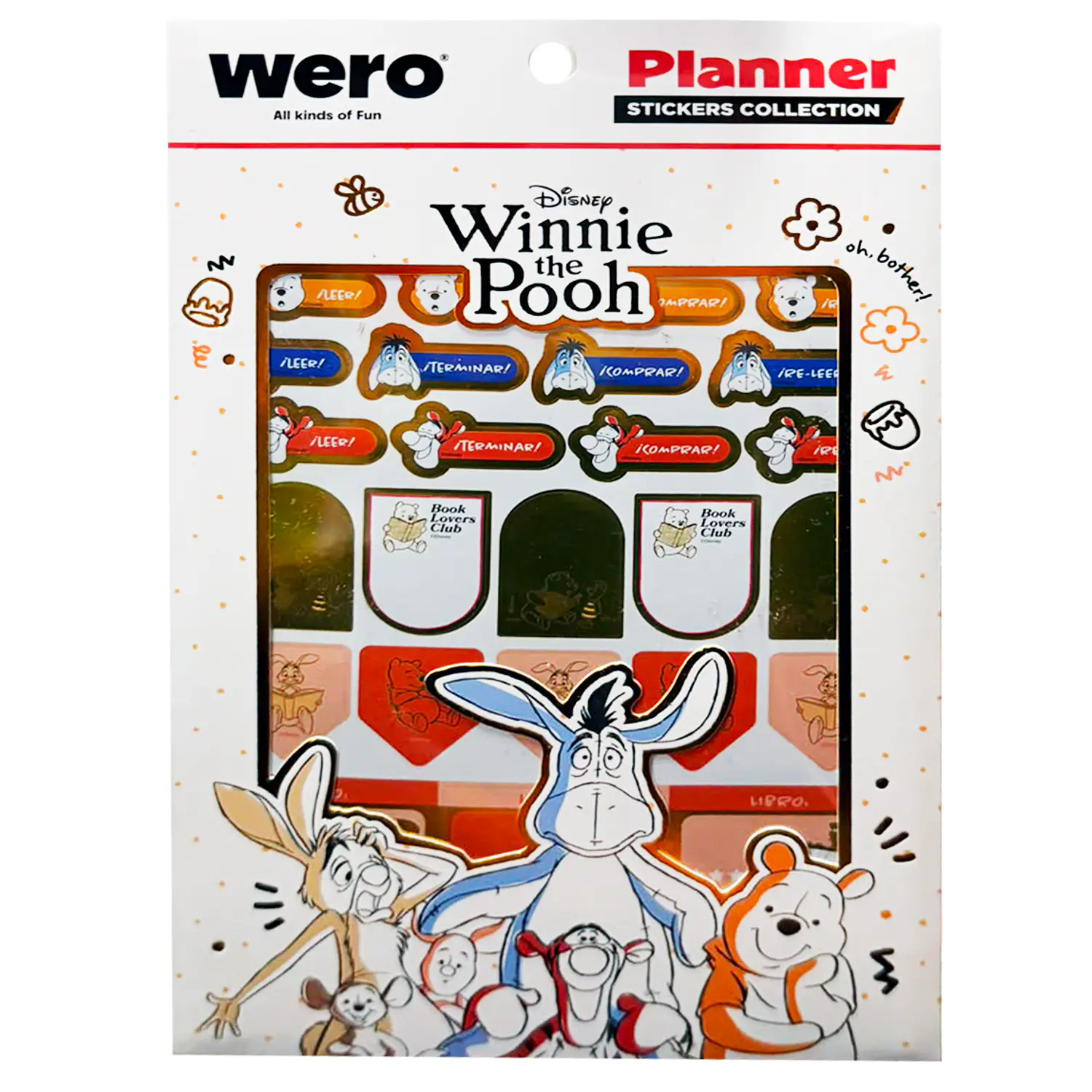 Wero – Stickers para Planners – Winnie The Pooh – 1