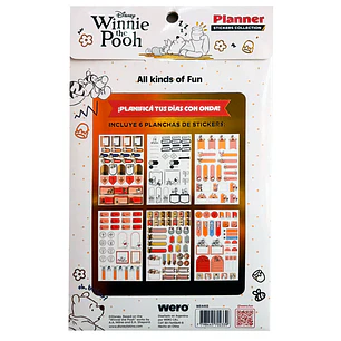Wero – Stickers para Planners – Winnie The Pooh