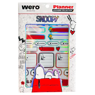 Wero – Stickers para Planners – Snoopy