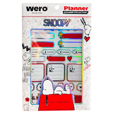 Wero – Stickers para Planners – Snoopy