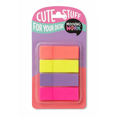 Mooving - Banderitas Adhesivas Neon - 80 Un