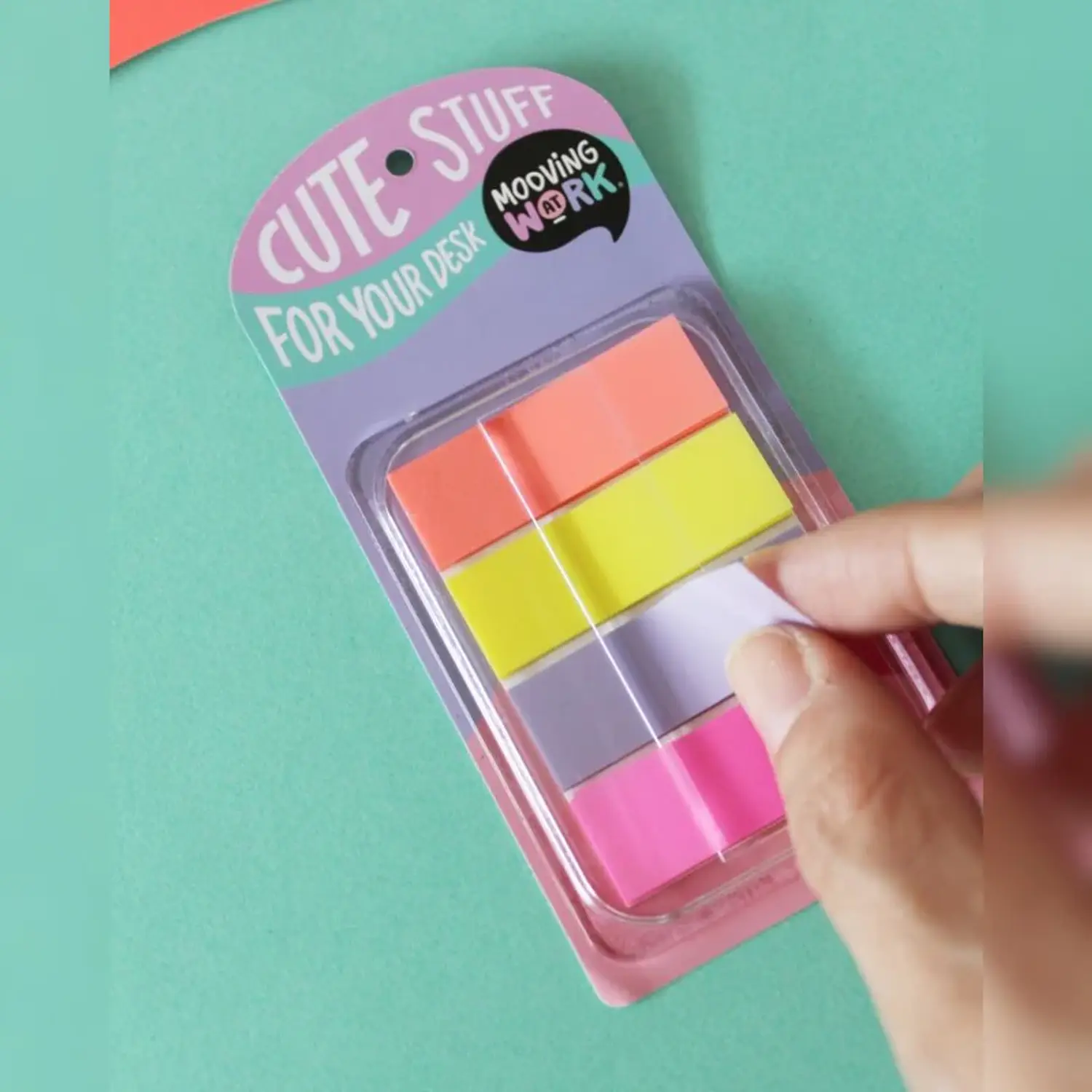 Mooving - Banderitas Adhesivas Neon - 80 Un – 2