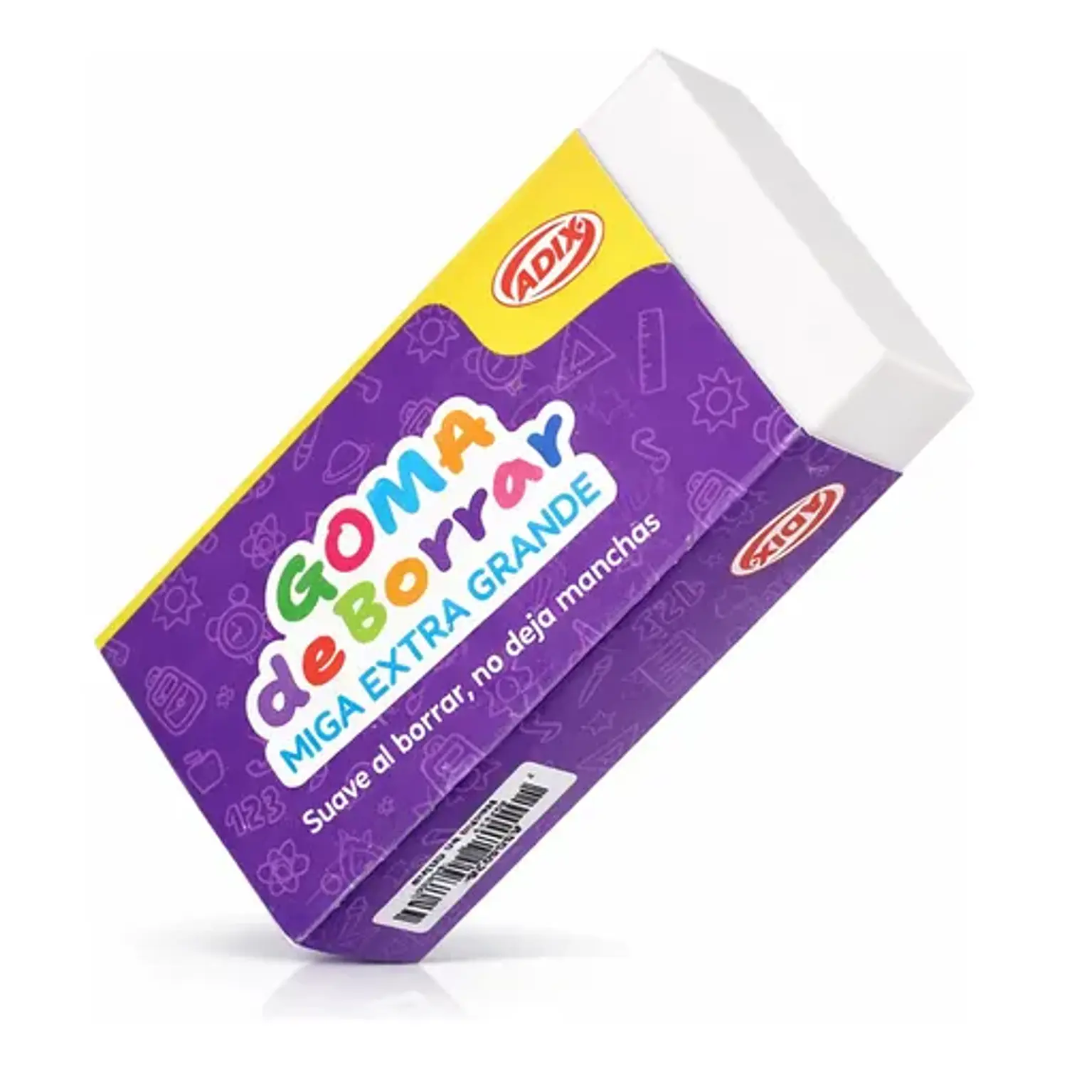 Adix – Goma de Borrar Plástica - Extra Grande – 1