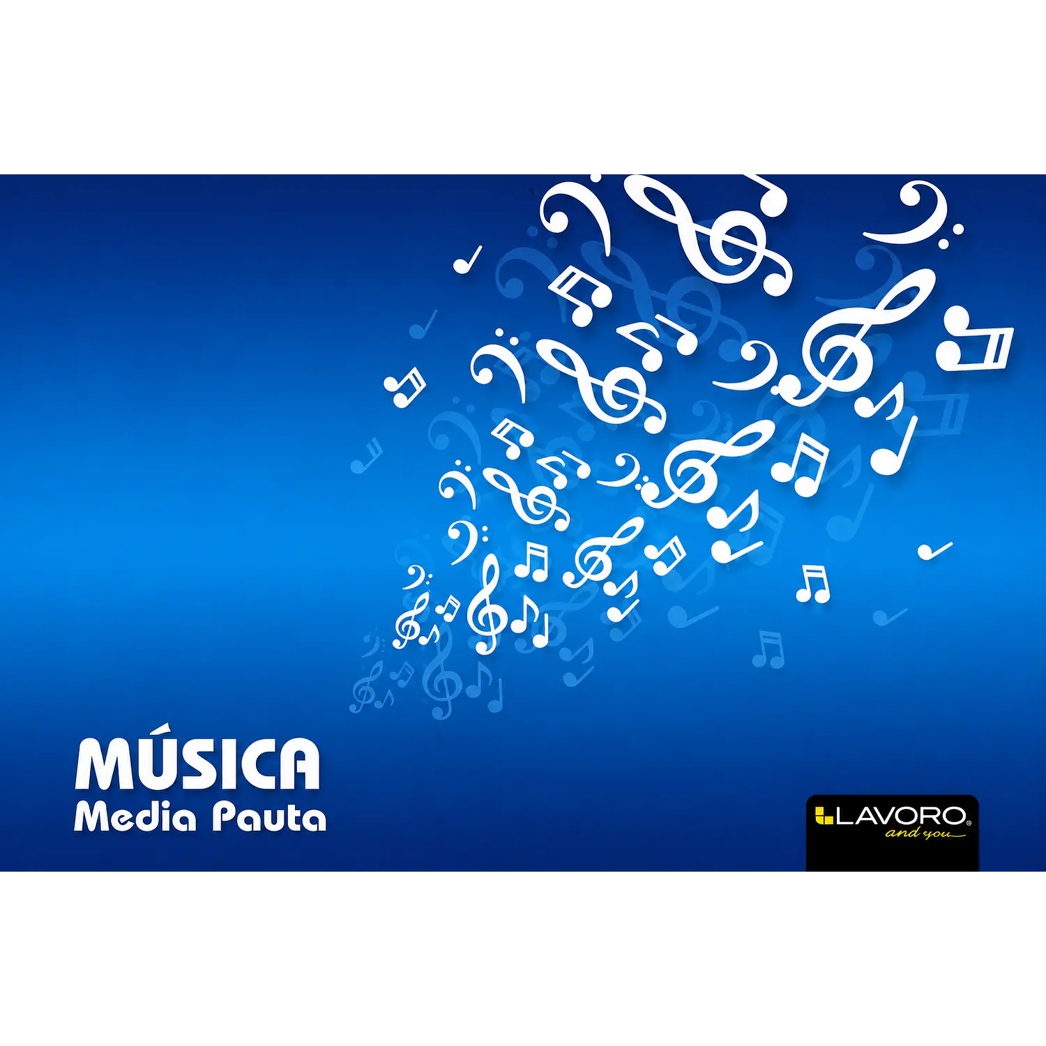 Lavoro – Cuaderno de Música Media Pauta – 10 Hojas – 1