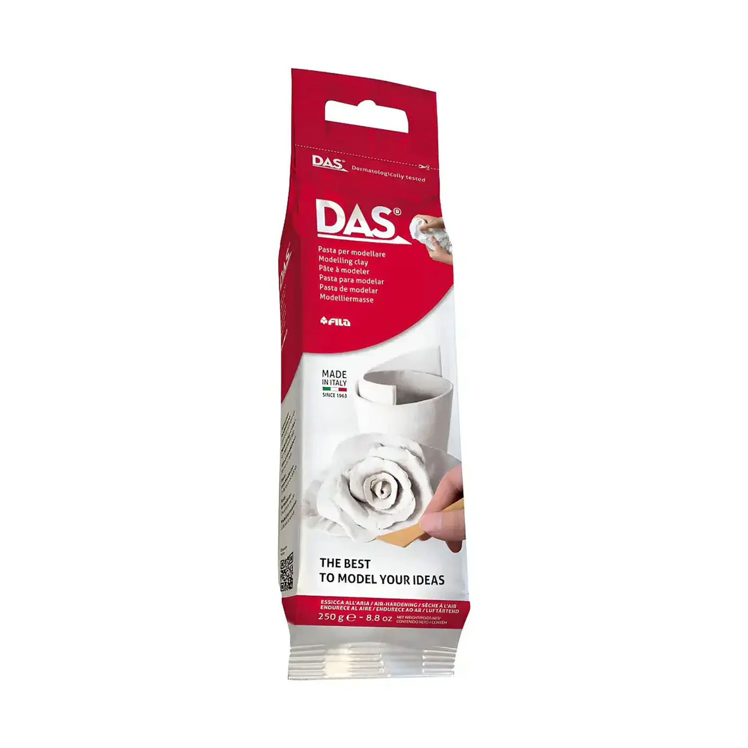 DAS – Masa para Modelar – Blanca – 250 g – 3