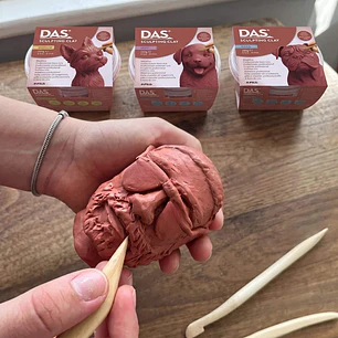 DAS – Plasticina Profesional Sculpting Clay – Terracotta – Soft – 230 g