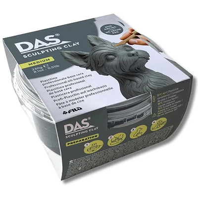 DAS – Plasticina Profesional Sculpting Clay – Stone – Medium – 230 g