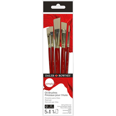 Daler and Rowney - Pinceles para Oleo Simply - 5 Un