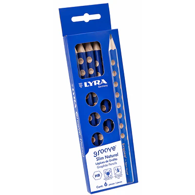 Lyra – Lápiz Grafito Groove Jumbo - 6 Un