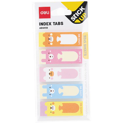Deli – Banderitas de Papel – 50 × 12 mm – 5 × 30 Un