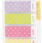 Deli – Banderitas de Papel – 50 × 12 mm – 5 × 30 Un - Miniatura 2