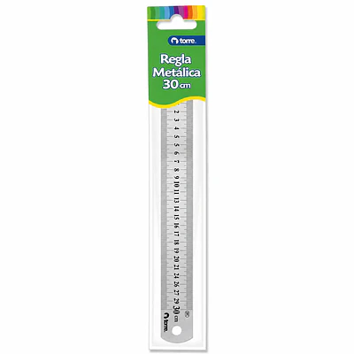 Torre – Regla Metálica – 30 cm