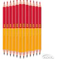 Adix – Caja Lápiz Grafito HB y Rojo Bicolor Triangular – 12 Un - Miniatura 3