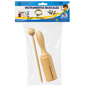 JM – Güiro Simple de Madera  19 cm